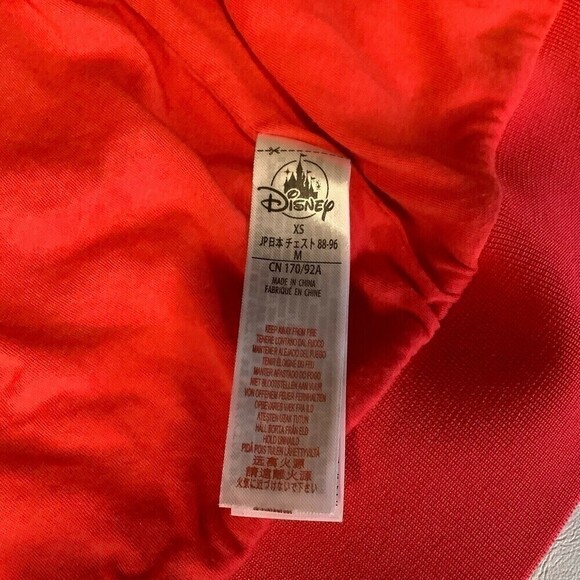 Disney The Original Mickey 1928 Burbank California Jacket Sz XS Red Embroidered - Picture 5 of 6